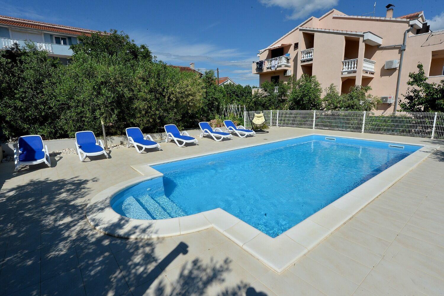 Apartments Olive Garden - Swimming Pool Біоград-на-Мору Екстер'єр фото